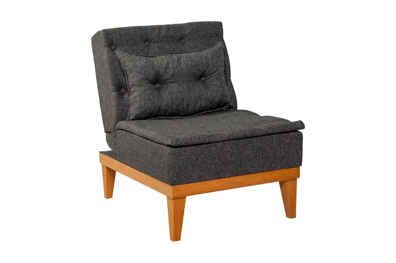 Mozzetti Lenestol med Armlene, Grå