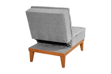 Mozzetti Lenestol med Armlene - Grå - Møbler - Stoler - Lenestoler