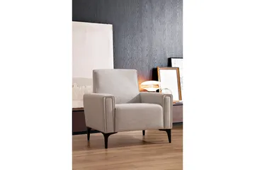 Naoko Lenestol - Beige - Møbler - Stoler - Lenestoler