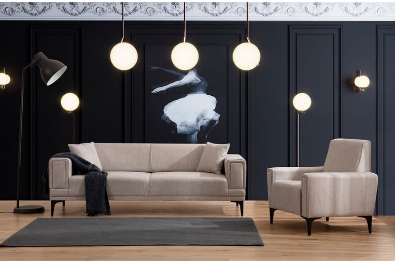 Naoko Lenestol - Lysebrun - Møbler - Stoler - Lenestoler