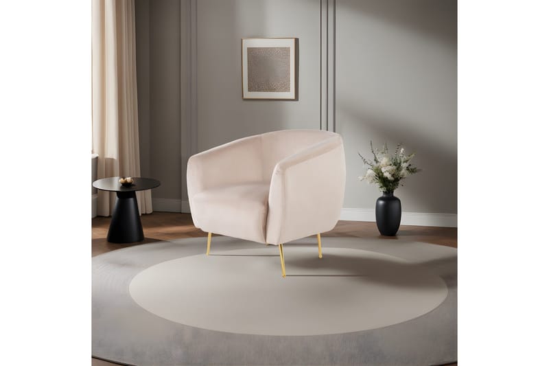 Narayn Lenestol - Beige - Møbler - Stoler - Lenestoler