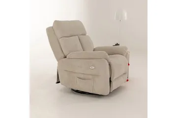 Navren Elektrisk reclinerstol - Kremhvit - Møbler - Stoler - Lenestoler - Recliner
