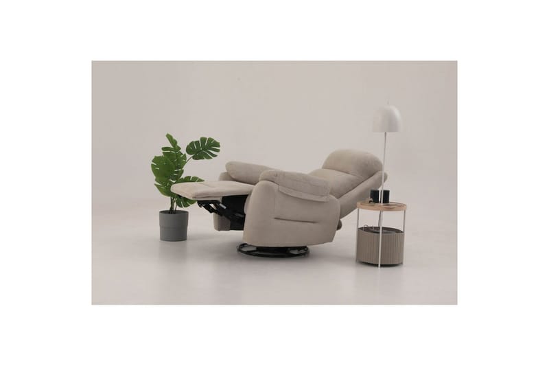 Navren Elektrisk reclinerstol - Kremhvit - Møbler - Stoler - Lenestoler - Recliner