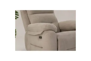 Navren Elektrisk reclinerstol - Kremhvit - Møbler - Stoler - Lenestoler - Recliner