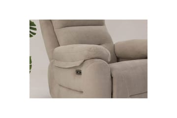 Navren Elektrisk reclinerstol - Kremhvit - Møbler - Stoler - Lenestoler - Liggestol