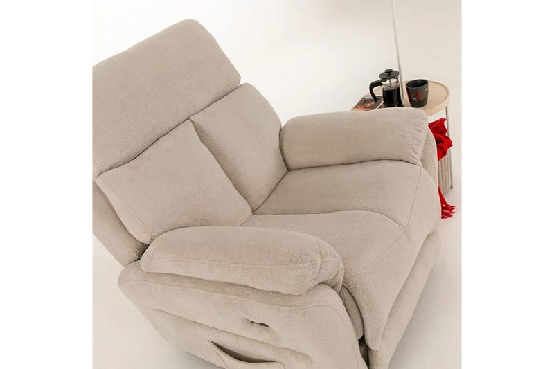 Navren Elektrisk reclinerstol - Kremhvit - Møbler - Stoler - Lenestoler - Recliner