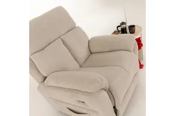 Navren Elektrisk reclinerstol - Kremhvit - Møbler - Stoler - Lenestoler - Recliner