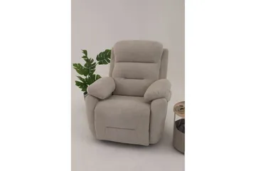 Navren Elektrisk reclinerstol - Kremhvit - Møbler - Stoler - Lenestoler - Recliner