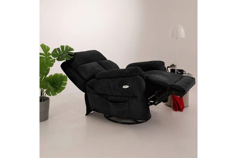 Navren Elektrisk reclinerstol - Svart - Møbler - Stoler - Lenestoler - Recliner