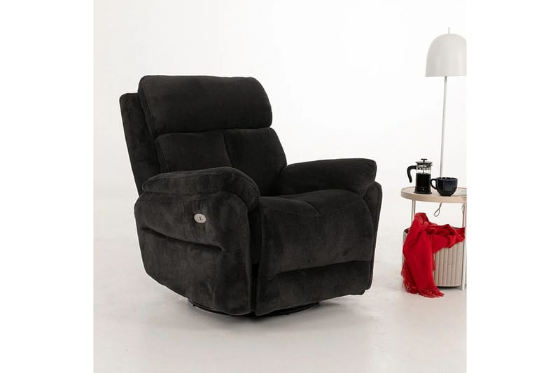 Navren Elektrisk reclinerstol - Svart - Møbler - Stoler - Lenestoler - Liggestol