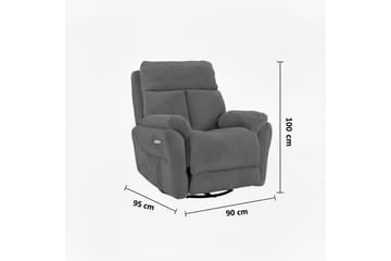 Navren Elektrisk reclinerstol - Svart - Møbler - Stoler - Lenestoler - Recliner