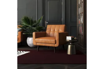 Nola Lenestol Kunstlær/Lysebrun - Dorel Home - Møbler - Stoler - Lenestoler