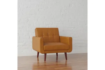 Nola Lenestol Kunstlær/Lysebrun - Dorel Home - Møbler - Stoler - Lenestoler