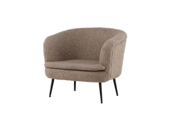 Nordkoster Loungelenestol - Svart/Beige - Møbler - Stoler - Lenestoler