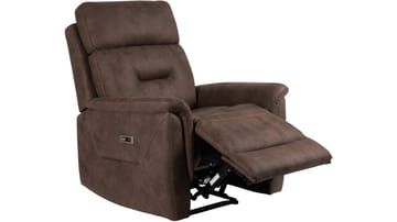 Novira reclinerlenestol elektrisk - Brun - Møbler - Stoler - Lenestoler - Recliner