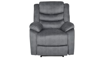 Olvani reclinerlenestol i stoff, elektrisk - Grå - Møbler - Stoler - Lenestoler - Recliner