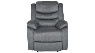 Olvani reclinerlenestol i stoff, elektrisk - Grå - Møbler - Stoler - Lenestoler - Recliner