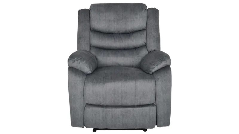 Olvani reclinerlenestol i stoff, elektrisk - Grå - Møbler - Stoler - Lenestoler - Recliner