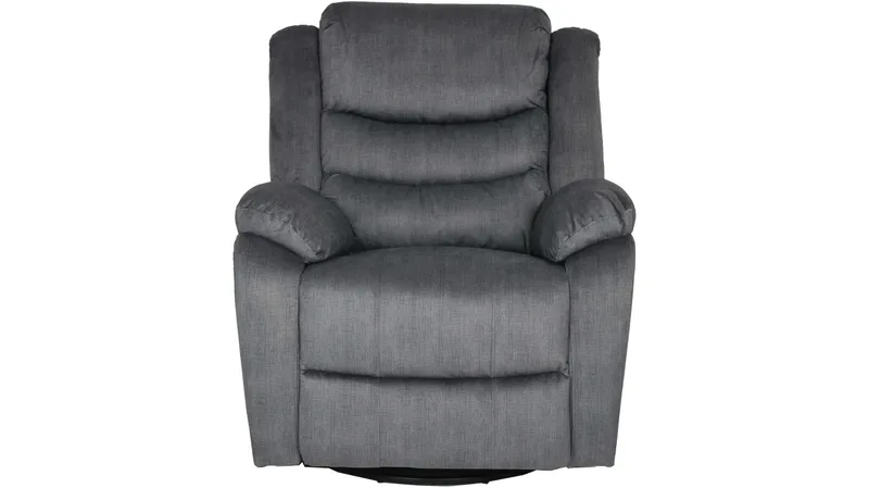 Olvani reclinerlenestol i stoff, manuell - Grå - Møbler - Stoler - Lenestoler - Recliner