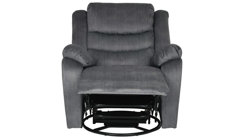 Olvani reclinerlenestol i stoff, manuell - Grå - Møbler - Stoler - Lenestoler - Recliner