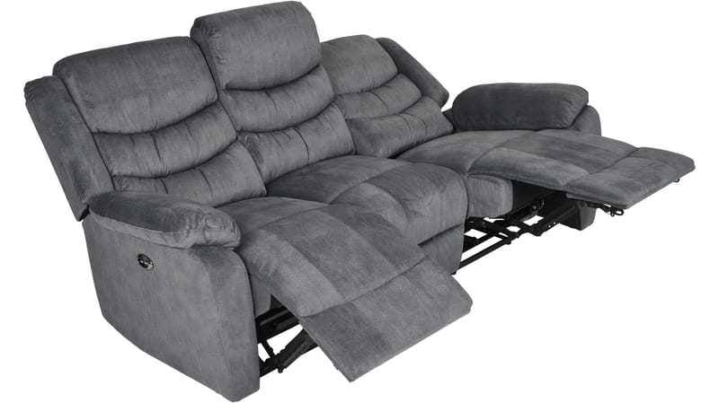 Olvani reclinerlenestol i stoff, manuell - Grå - Møbler - Stoler - Lenestoler - Recliner