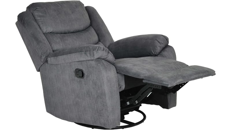 Olvani reclinerlenestol i stoff, manuell - Grå - Møbler - Stoler - Lenestoler - Recliner
