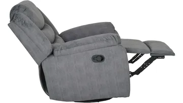 Olvani reclinerlenestol i stoff, manuell - Grå - Møbler - Stoler - Lenestoler - Recliner