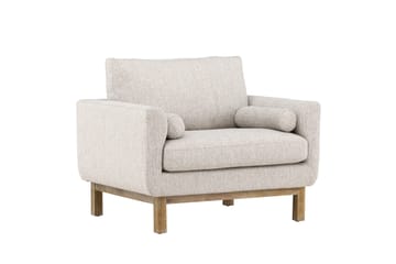Olympos Lenestol i Stoff - Beige - Møbler - Stoler - Lenestoler