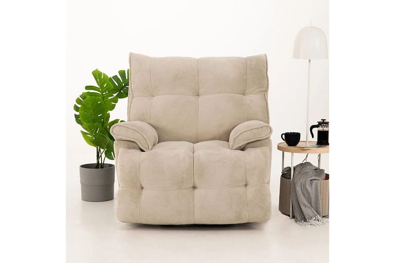 Osmara Elektrisk reclinerstol - Kremhvit - Møbler - Stoler - Lenestoler - Recliner