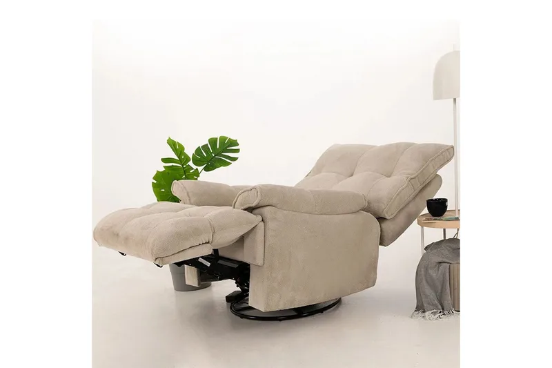 Osmara Elektrisk reclinerstol - Kremhvit - Møbler - Stoler - Lenestoler - Recliner