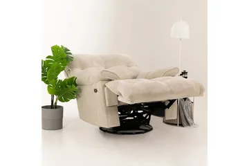 Osmara Elektrisk reclinerstol - Kremhvit - Møbler - Stoler - Lenestoler - Recliner