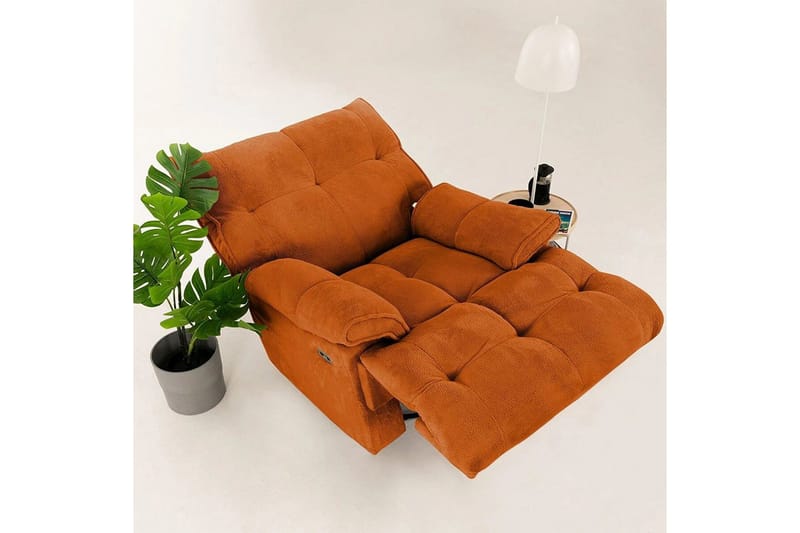 Osmara Elektrisk reclinerstol - Rød - Møbler - Stoler - Lenestoler - Liggestol