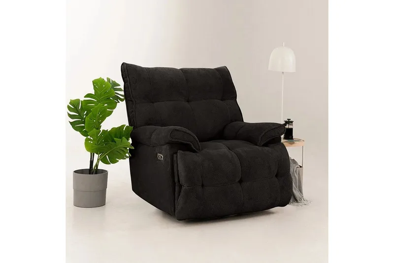 Osmara Elektrisk reclinerstol - Svart - Møbler - Stoler - Lenestoler - Recliner