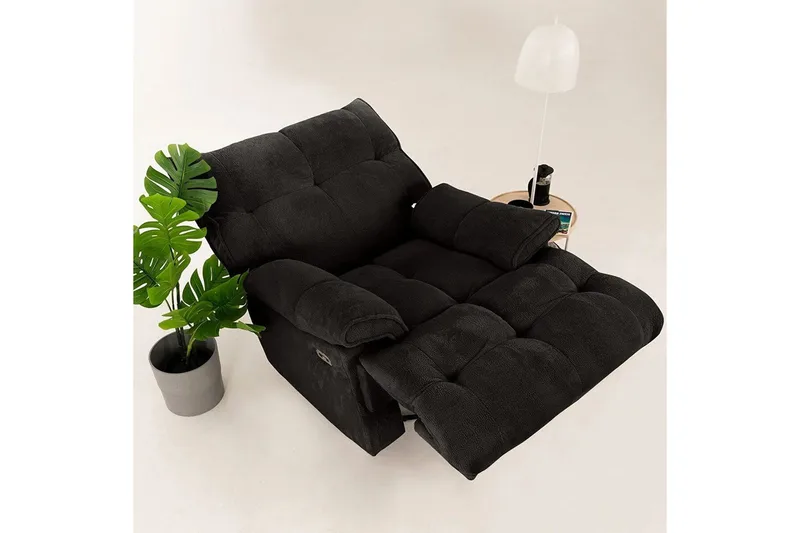 Osmara Elektrisk reclinerstol - Svart - Møbler - Stoler - Lenestoler - Recliner