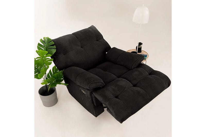 Osmara Elektrisk reclinerstol - Svart - Møbler - Stoler - Lenestoler - Liggestol