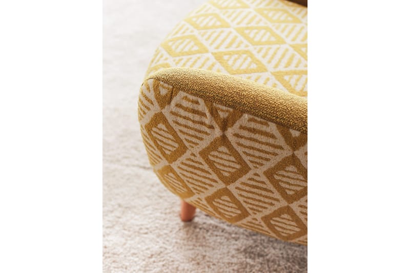 Parven Lenestol - Gul - Møbler - Stoler - Lenestoler