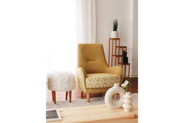 Parven Lenestol - Gul - Møbler - Stoler - Lenestoler