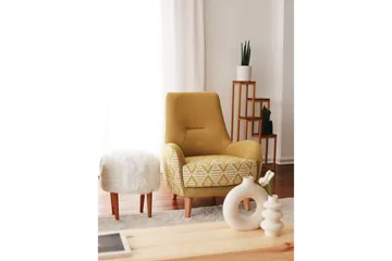 Parven Lenestol - Gul - Møbler - Stoler - Lenestoler