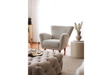 Patwa Teddy Lenestol Grå - Grå - Møbler - Stoler - Lenestoler