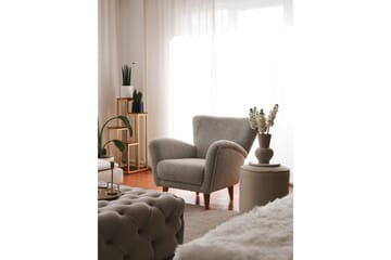 Patwa Teddy Lenestol Grå - Grå - Møbler - Stoler - Lenestoler