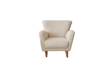 Patwa Teddy Lenestol Hvit - Hvit - Møbler - Stoler - Lenestoler