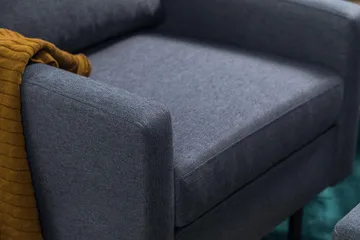 Peppe Lenestol - Mørkegrå - Møbler - Stoler - Lenestoler