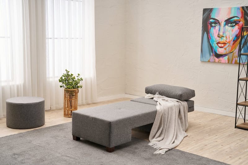 Perenna Sovesofa Lenestol - Grå - Møbler - Stoler - Lenestoler - Sengestol