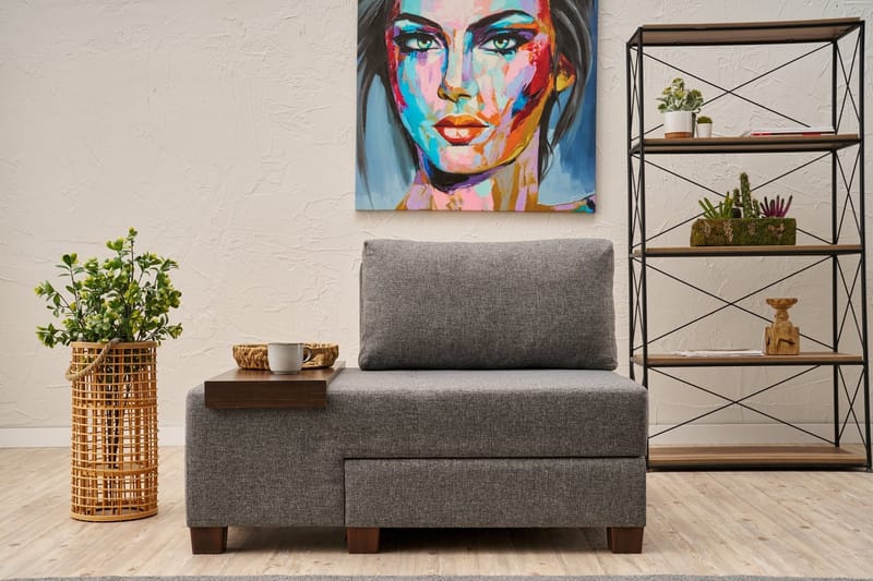 Perenna Sovesofa Lenestol - Grå - Møbler - Stoler - Lenestoler - Sengestol