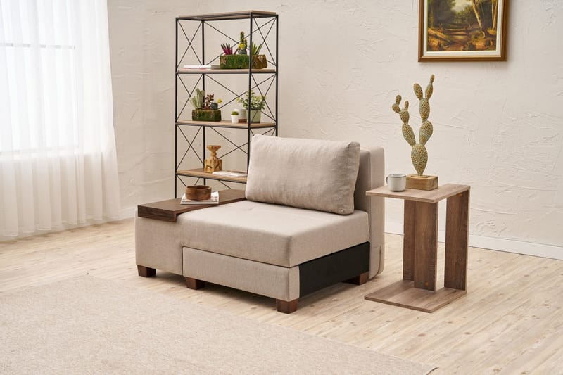 Perenna Sovesofa Lenestol - Krem - Møbler - Stoler - Lenestoler - Sengestol