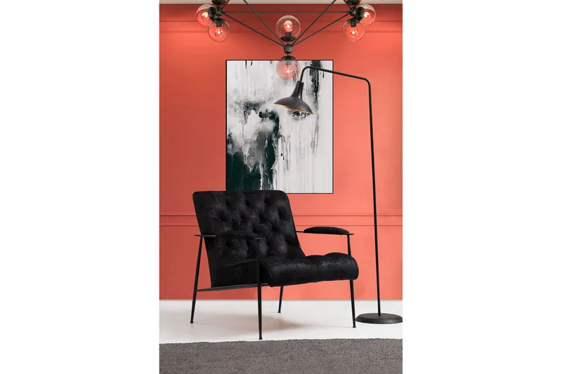 Pictou Lenestol - Svart - Møbler - Stoler - Lenestoler