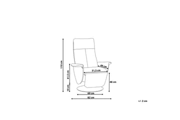 Prime Lenestol - Hvit - Møbler - Stoler - Lenestoler
