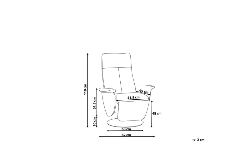 Prime Lenestol - Hvit - Møbler - Stoler - Lenestoler