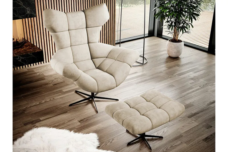 Rathkeale Fåtölj beige - Møbler - Stoler - Lenestoler