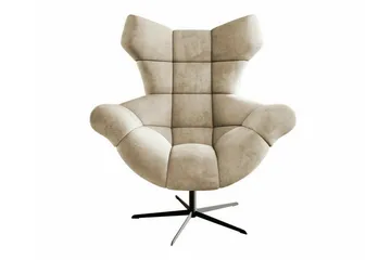 Rathkeale Fåtölj Beige/Black - Møbler - Stoler - Lenestoler